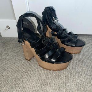 Chunky Strappy Heels